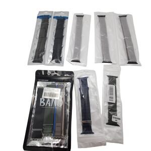Lot of 10 Sport Watch Bands 42/44/45 mm Variety Mixed
